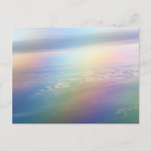 Rainbow Earth LebensEssenz Postkarte (Vorderseite)