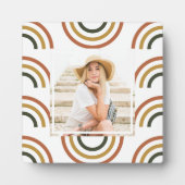 Rainbow Earth Tones Foto Fotoplatte (Vorderseite)