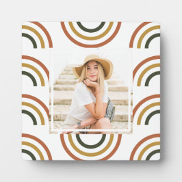 Rainbow Earth Tones Foto Fotoplatte