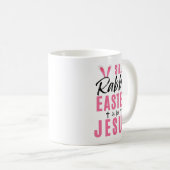 Rainbow Easter Bunny - Ostern Kaffeetasse (VorderseiteRechts)