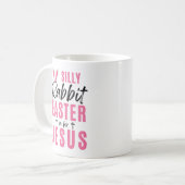 Rainbow Easter Bunny - Ostern Kaffeetasse (Vorderseite Links)