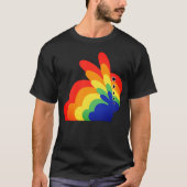 Rainbow Easter Bunny - Ostern T-Shirt (Vorderseite)