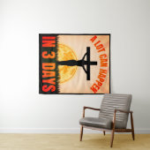 Rainbow Easter Bunny - Ostern Wandteppich (Beispiel (Horizontal))