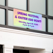 Rainbow Easter Egg Hunt Banner (Äußeres Gebäude)