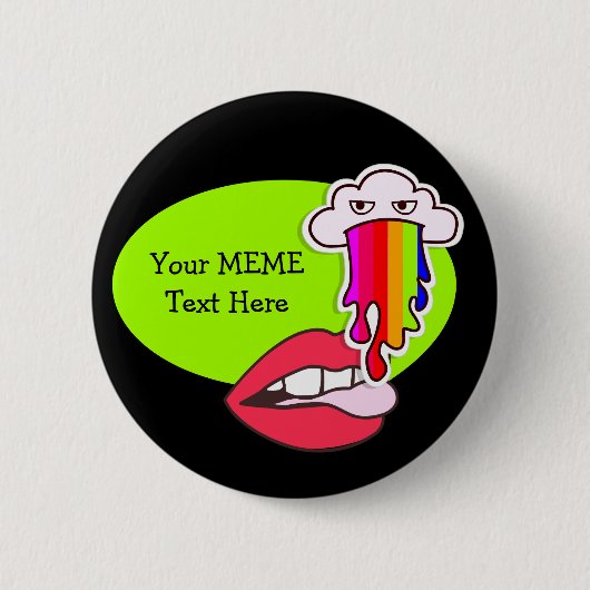 Rainbow Eating CREATE Button (Vorderseite)