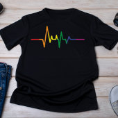 Rainbow ECG LGBTQ Prix T-Shirt