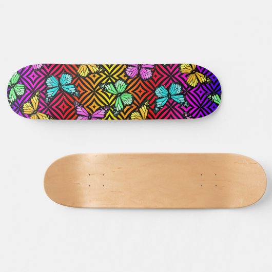 Rainbow ED Butterfys Skateboard (Horizontal)