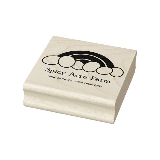 Rainbow Ei Karton Briefmarke Gummistempel (Stempel)