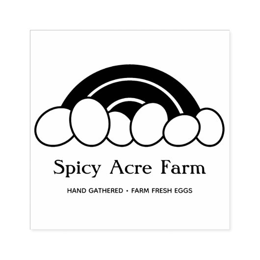 Rainbow Ei Karton Briefmarke Gummistempel (Prägung)