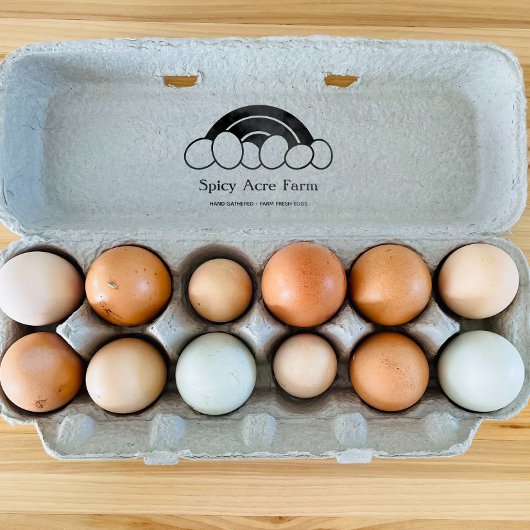 Rainbow Ei Karton Briefmarke Gummistempel