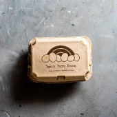 Rainbow Ei Karton Briefmarke Gummistempel