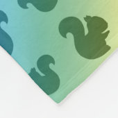 Rainbow-Eichelmuster Fleecedecke (Ecke)