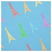 Rainbow Eiffel Towers Stoff (Muster)