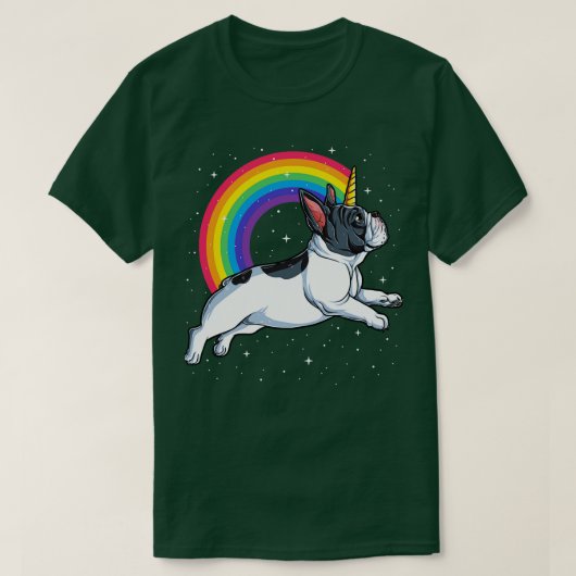 Rainbow-Einhorn für Männer Frauen-Jungen T-Shirt (Design vorne)