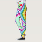 Rainbow-Einhorn-Leggings - Yoga-Ameisen personalis Leggings (Links)