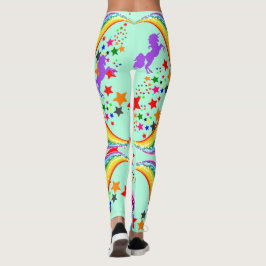 Rainbow-Einhorn-Leggings - Yoga-Ameisen personalis Leggings