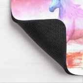 Rainbow-Einhorn Mousepad (Ecke)