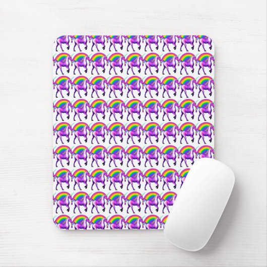 Rainbow-Einhorn Mousepad (Mit Mouse)