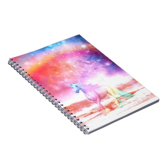 Rainbow-Einhorn Notizblock (Rechte Seite)