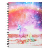 Rainbow-Einhorn Notizblock (Vorderseite)