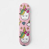 Rainbow-Einhorn Skateboard (Vorne)