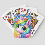 Rainbow Einhorn Spielkarten (Rückseite)