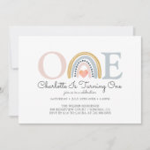 Rainbow Einladung (Vorderseite)