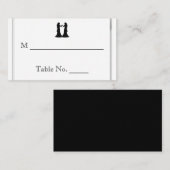 Rainbow Elegance Brides Wedding Platzkarten (Vorne/Hinten)