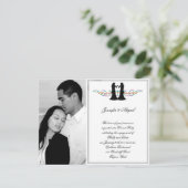 Rainbow Elegance Brides Wedding Verlobung Einladung (Stehend Vorderseite)