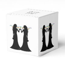 Rainbow Elegance Gastgeschenk Hochzeit Box