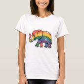 Rainbow Elephant T-Shirt (Vorderseite)