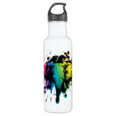 Rainbow Elephant Trinkflasche (Vorderseite)