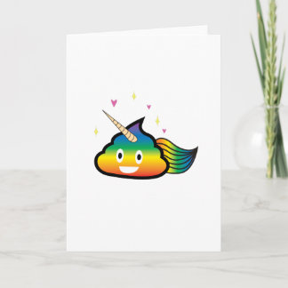 Rainbow Emoji Kackte Niedlich Girl lustige Geburts Karte