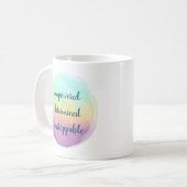 Rainbow-Empowerment ermittelt unaufhaltsam Kaffeetasse (Vorderseite Links)