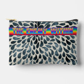 Rainbow Enemy Innerhalb Reißverschluss Kosmetische Zubehörtasche (Vorderseite)