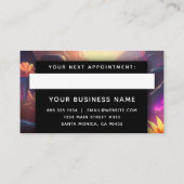 Rainbow Energy Lightworker Reiki Beruflich Terminkarte (Rückseite)