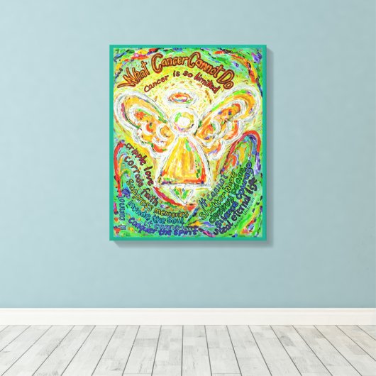 Rainbow-Engel-Krebs kann Leinwand nicht darstellen (Insitu (Holzboden))