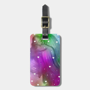Rainbow Engel mit Herz-Travel-Tag Gepäckanhänger