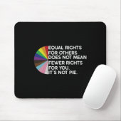 Rainbow Equal Rights - Nicht-Pie-LGBT-Pride Monat Mousepad (Mit Mouse)
