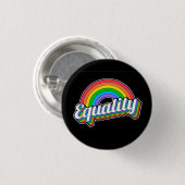 Rainbow Equality Button (Vorne & Hinten)