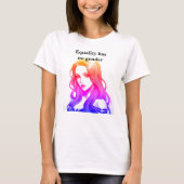 Rainbow Equality hat kein Geschlecht T-Shirt (Vorderseite)