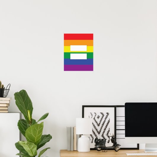 Rainbow Equality Poster (Heimbüro)