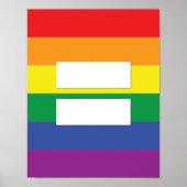 Rainbow Equality Poster (Vorne)