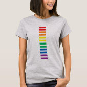 RAINBOW EQUALITY SIGN LGBTQI GAY LESBIAN PRID T-Shirt (Vorderseite)