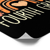 Rainbow Erster Schultag Poster (Ecke)