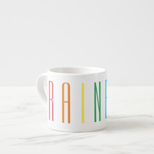 RAINBOW Espresso Cup Espressotasse (Vorderseite Links)