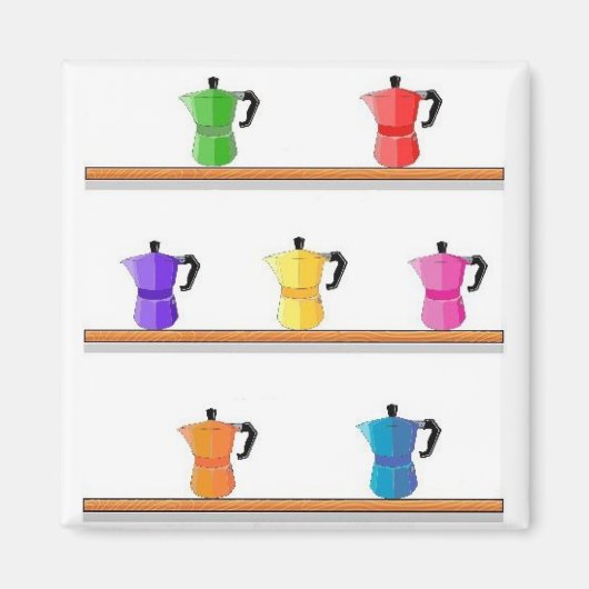 Rainbow Espresso Magnet 15 (Vorne)