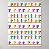 Rainbow Espresso Poster (Vorne)