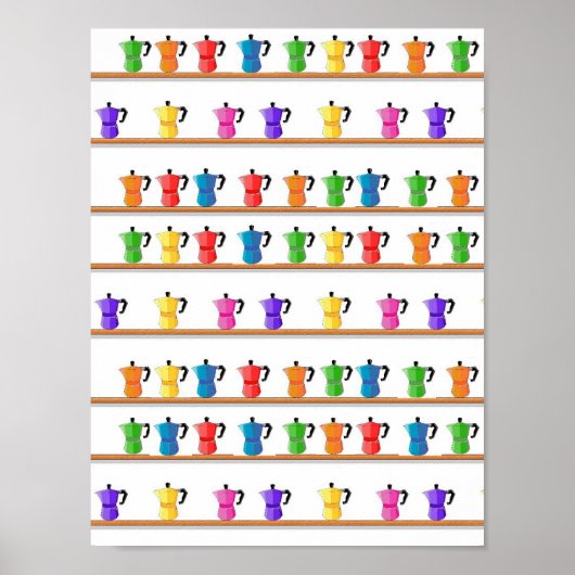 Rainbow Espresso Poster (Vorne)