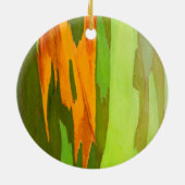 Rainbow Eucalyptus bellen, Hawaii Keramik Ornament (Hinten)